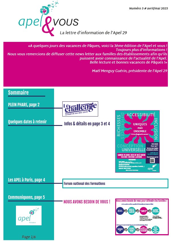 Apel & Vous n°3